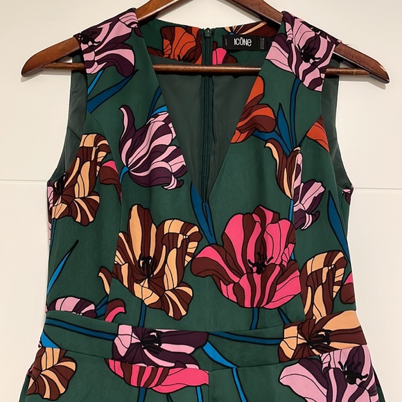 Icone for Simons Green Poppies Jumpsuit - Picture 3 of 6